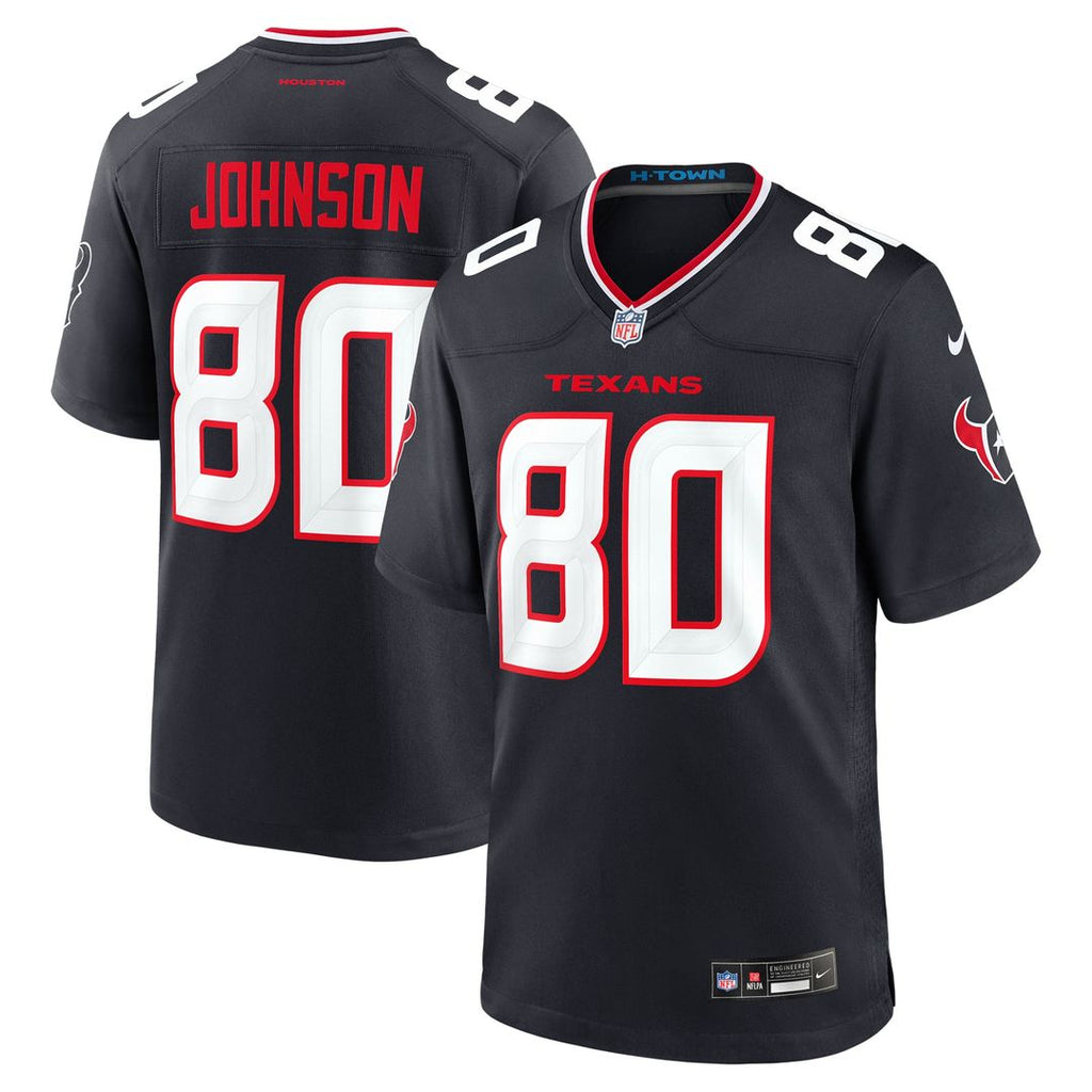 Houston Texans Andre Johnson Nike Navy Team Retired Game Jersey