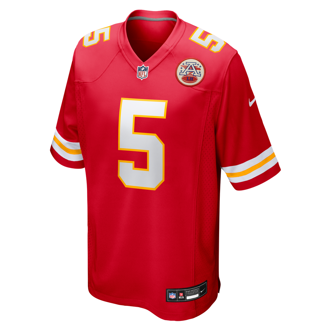 Kansas City Chiefs Mansoor Delane Nike Red Game Jersey
