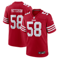 San Francisco 49ers Jarrett Patterson Nike Scarlet Game Jersey