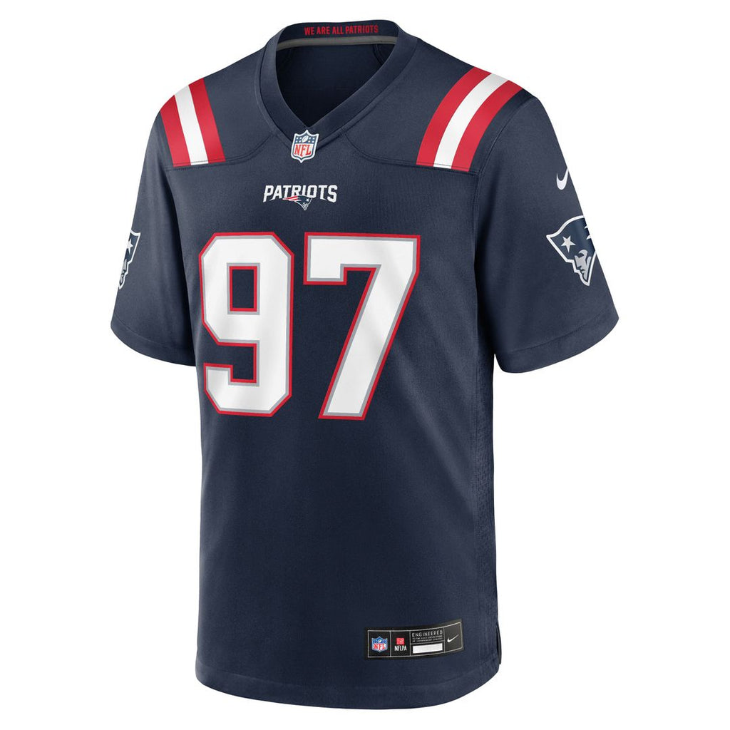 New England Patriots Milton Williams Nike Navy Game Jersey
