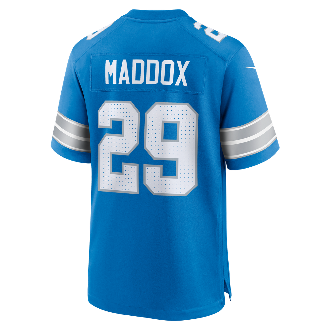 Detroit Lions Avonte Maddox Nike Blue Game Jersey
