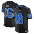 Detroit Lions Jared Goff Nike Black Alternate Vapor FUSE Stitched Limited Jersey