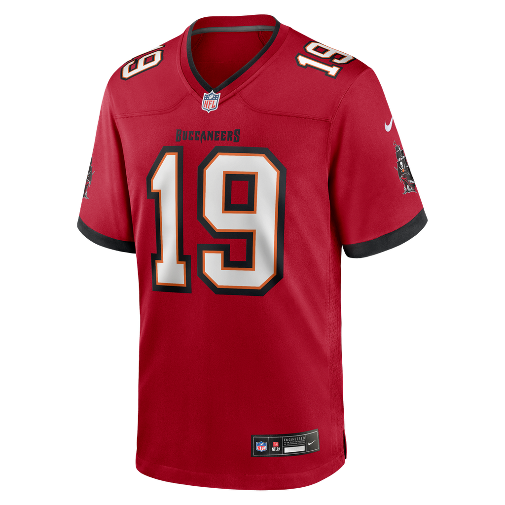 Tampa Bay Buccaneers Keyshawn Johnson Nike Red Retired Player Game Jersey