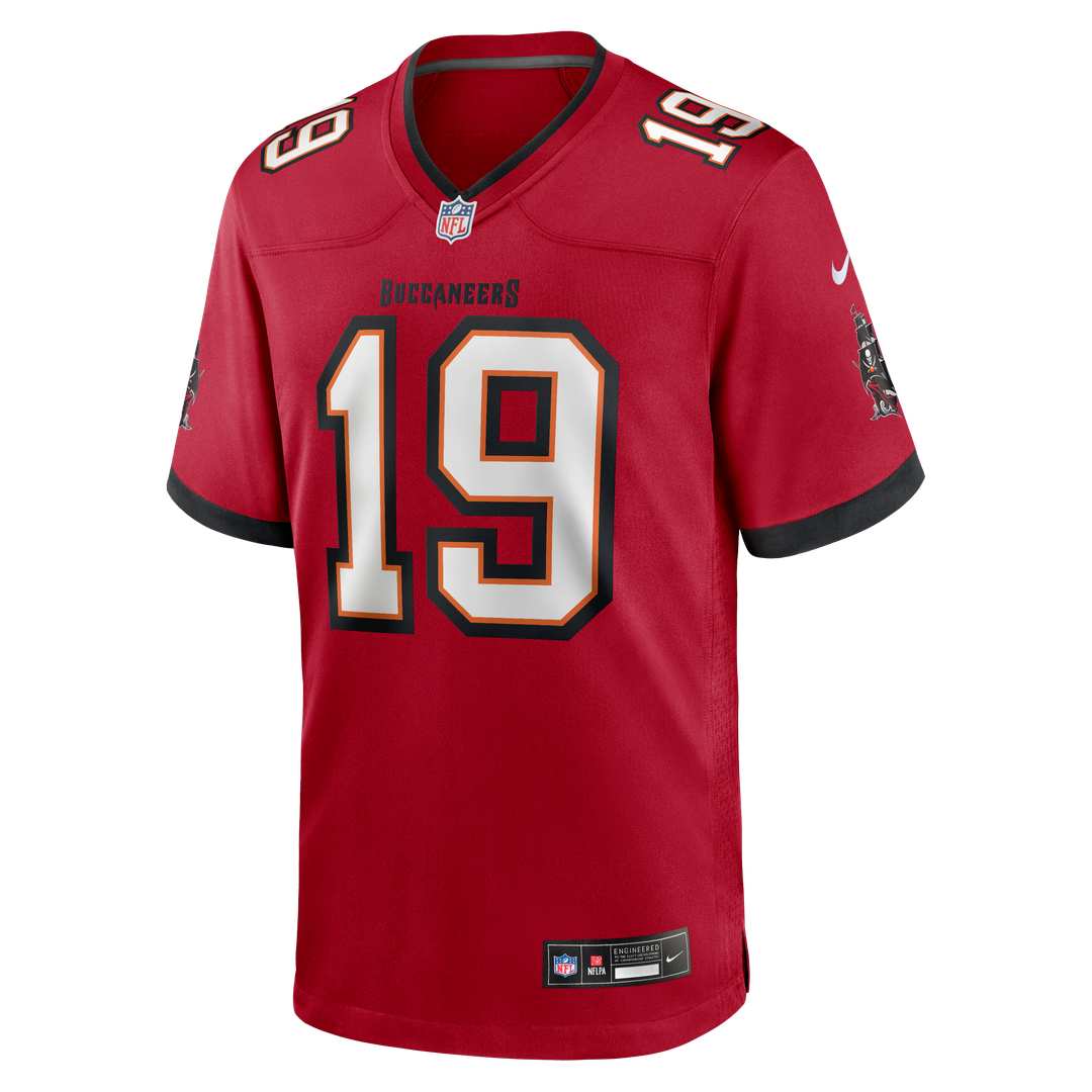 Tampa Bay Buccaneers Keyshawn Johnson Nike Red Retired Player Game Jersey