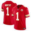 Kansas City Chiefs Xavier Worthy Nike Red Team Vapor FUSE Stitched Limited Jersey