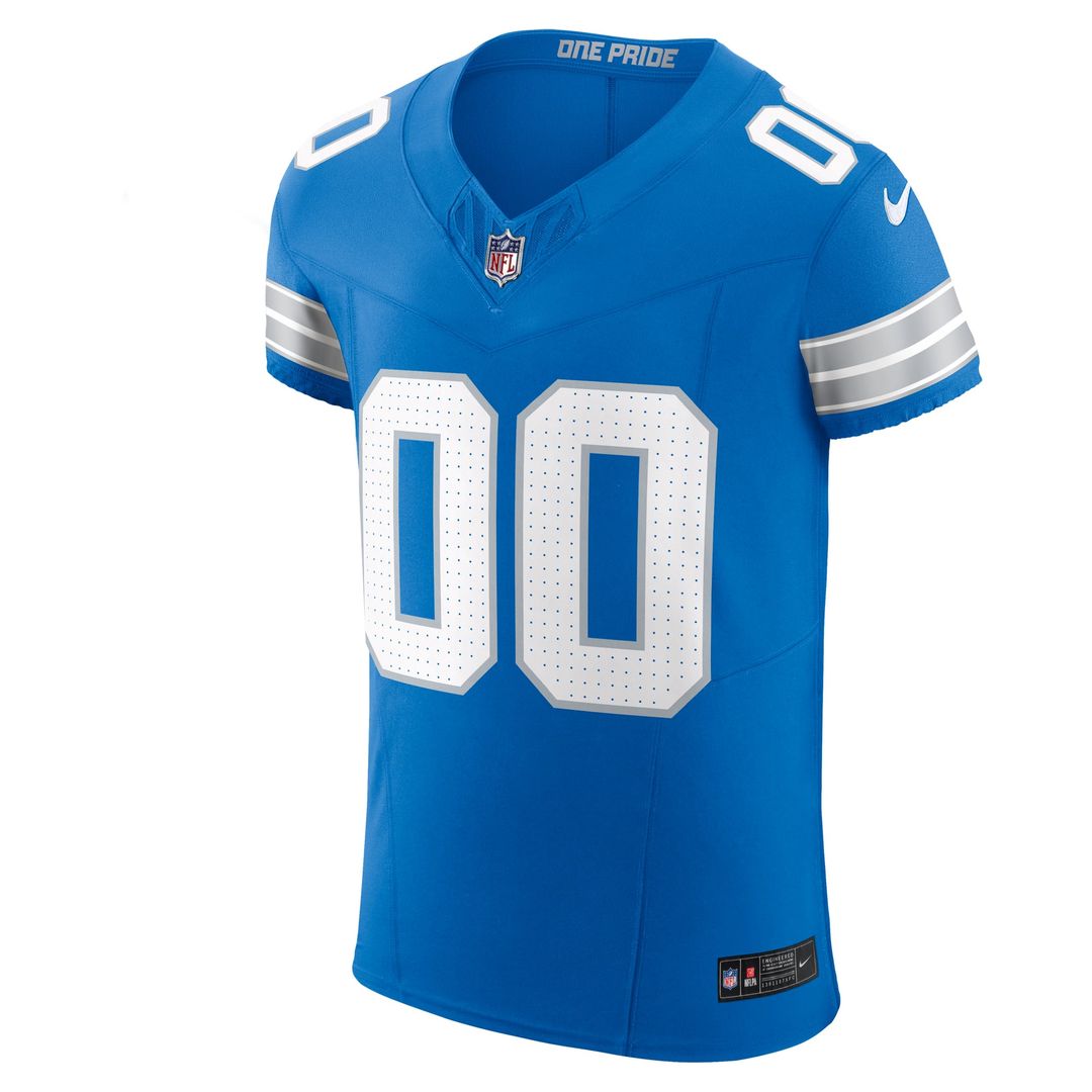 Detroit Lions Nike Blue Team Vapor FUSE Elite Custom Jersey