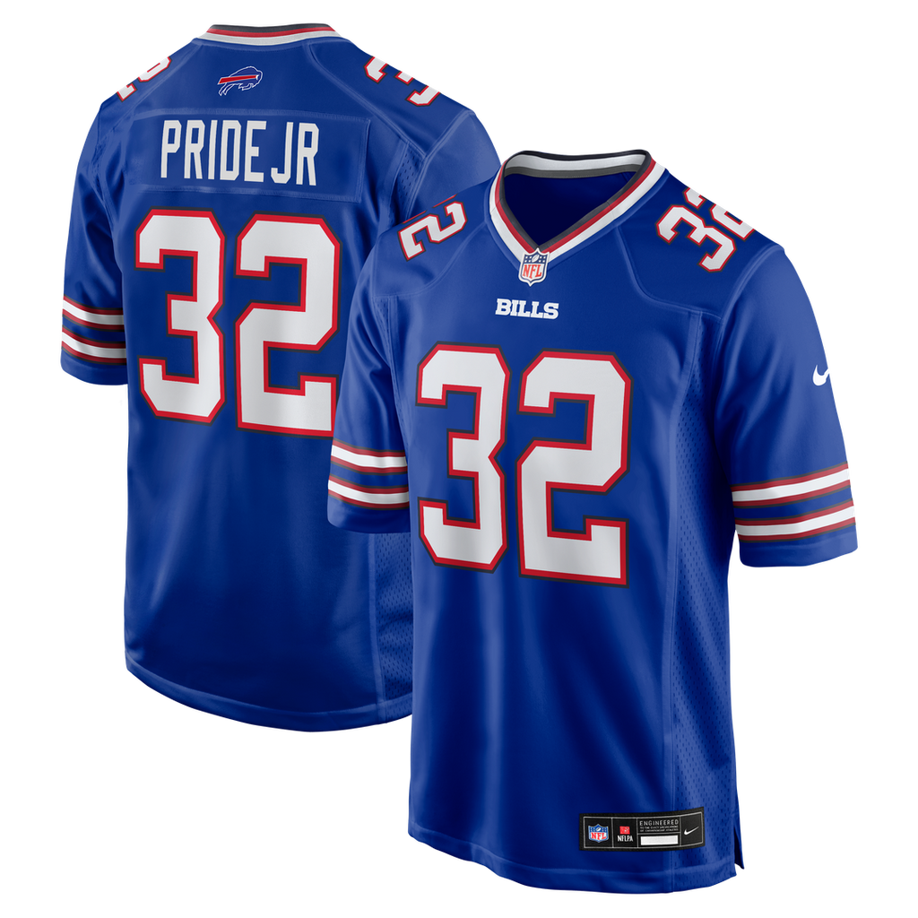 Buffalo Bills Toriano Pride Jr. Nike Royal Game Jersey