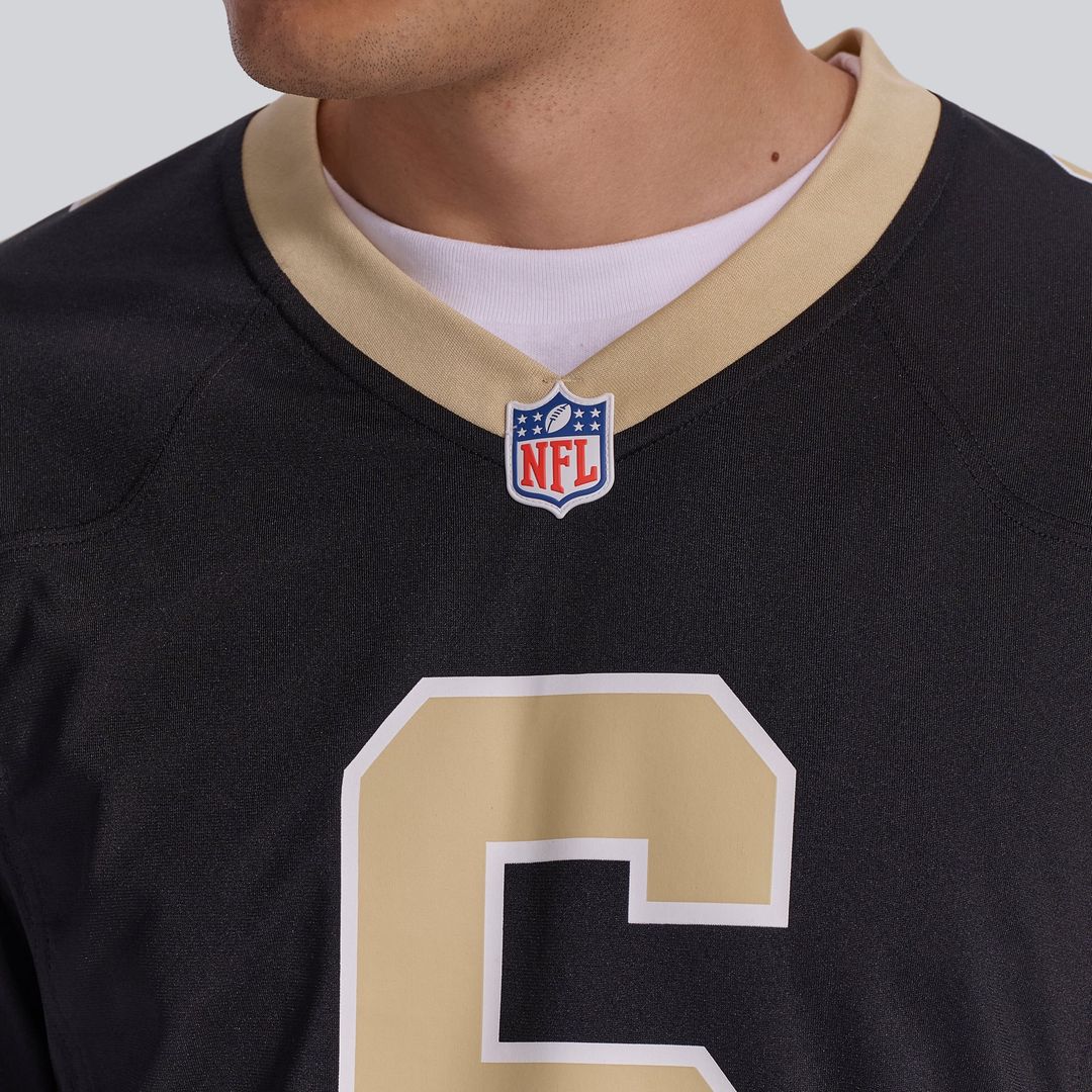 New Orleans Saints Tyler Shough Nike Gold Alternate Game Jersey