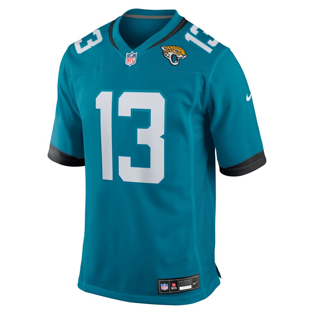 Jacksonville Jaguars Tim Jones Nike Teal Game Jersey