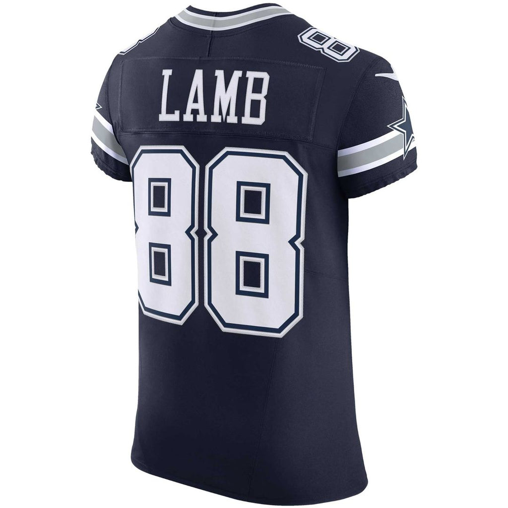 Dallas Cowboys CeeDee Lamb Nike Navy Team Vapor FUSE Elite Jersey