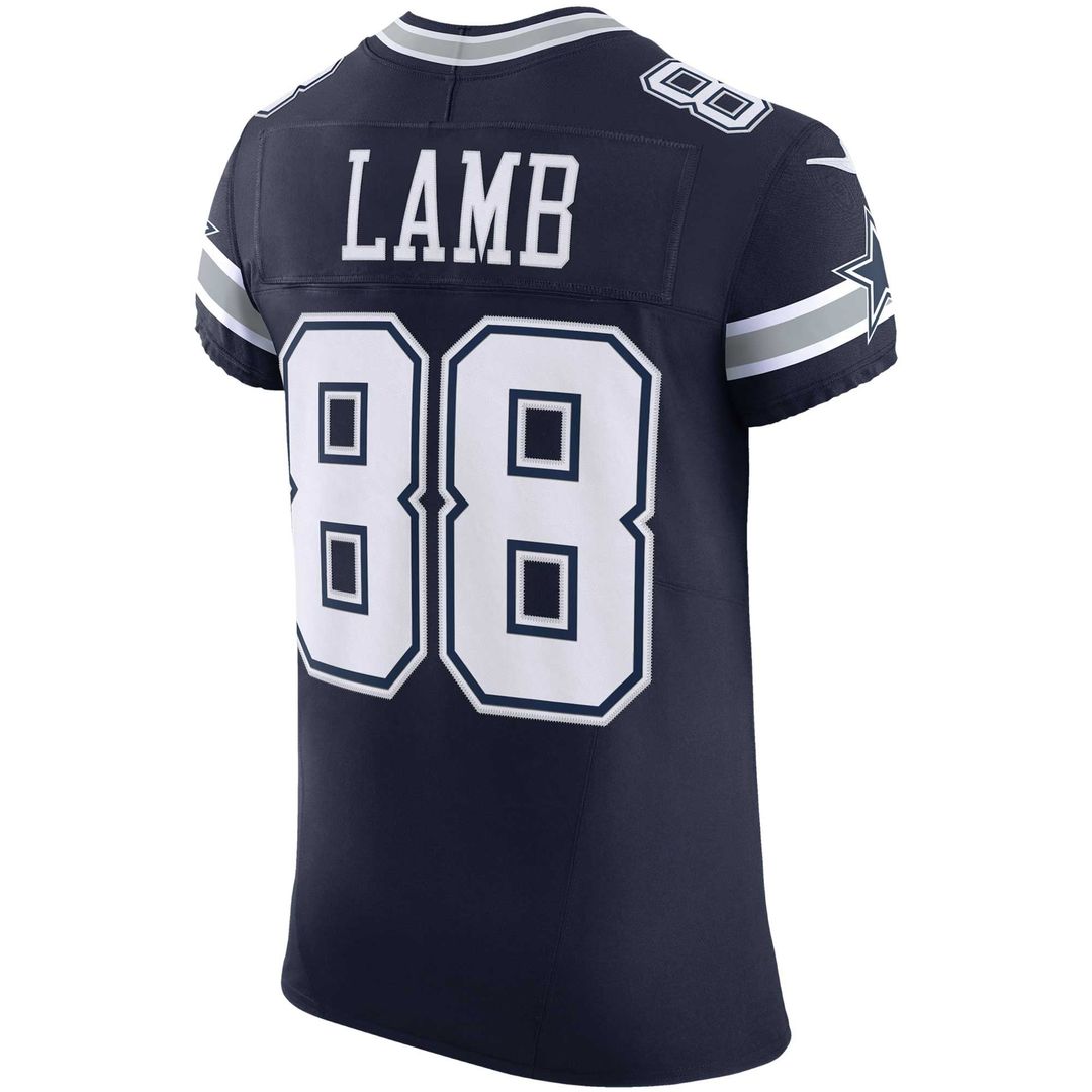 Dallas Cowboys CeeDee Lamb Nike Navy Team Vapor FUSE Elite Jersey