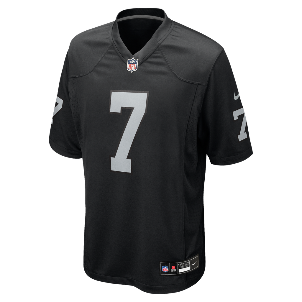 Las Vegas Raiders Quay Walker Nike Black Game Jersey