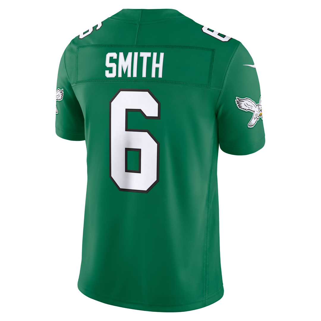 Philadelphia Eagles DeVonta Smith Nike Kelly Green Alternate Vapor FUSE Stitched Limited Jersey