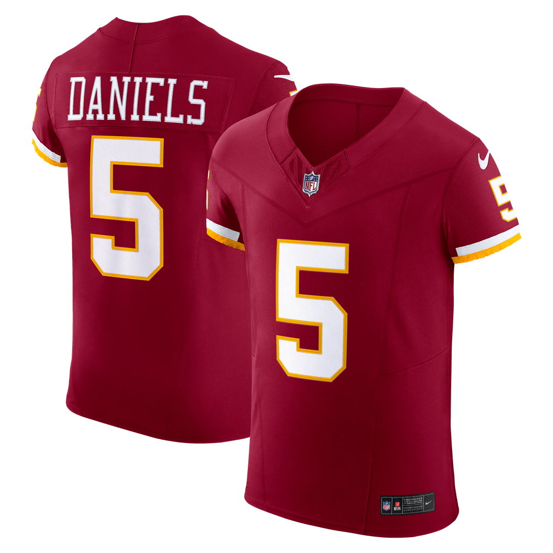 Washington Commanders Jayden Daniels Nike Burgundy Team Vapor FUSE Elite Jersey