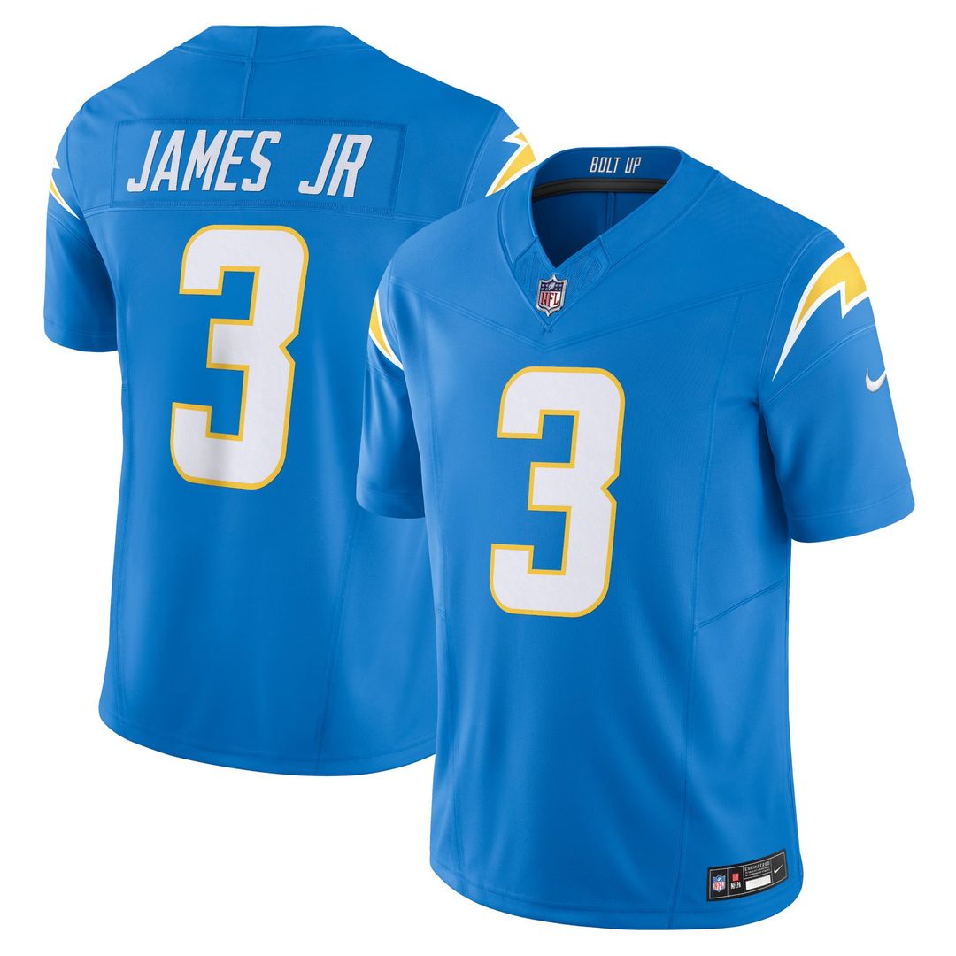 Los Angeles Chargers Derwin James Jr. Nike Gold Alternate Charger Power Vapor FUSE Limited Jersey