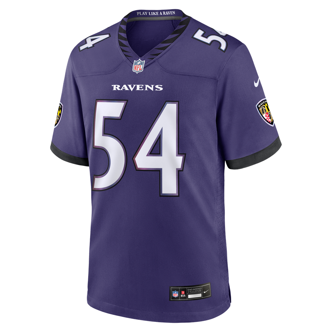 Baltimore Ravens Jovaughn Gwyn Nike Purple Game Jersey