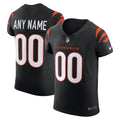 Cincinnati Bengals Nike Black Team Vapor FUSE Elite Custom Jersey