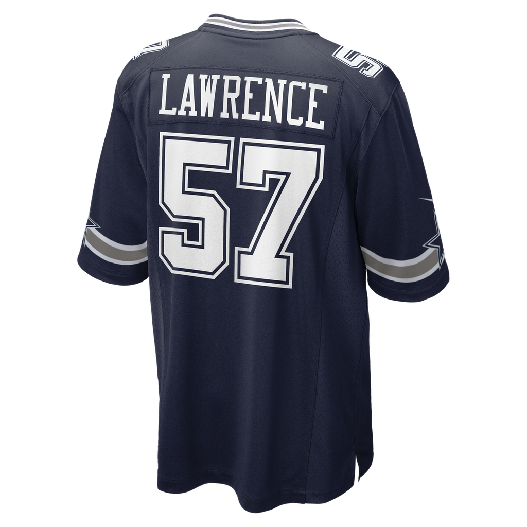 Dallas Cowboys Malachi Lawrence Nike Navy Game Jersey
