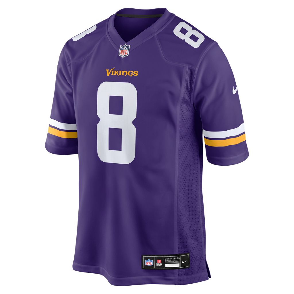 Minnesota Vikings Jeff Okudah Nike Purple Game Jersey