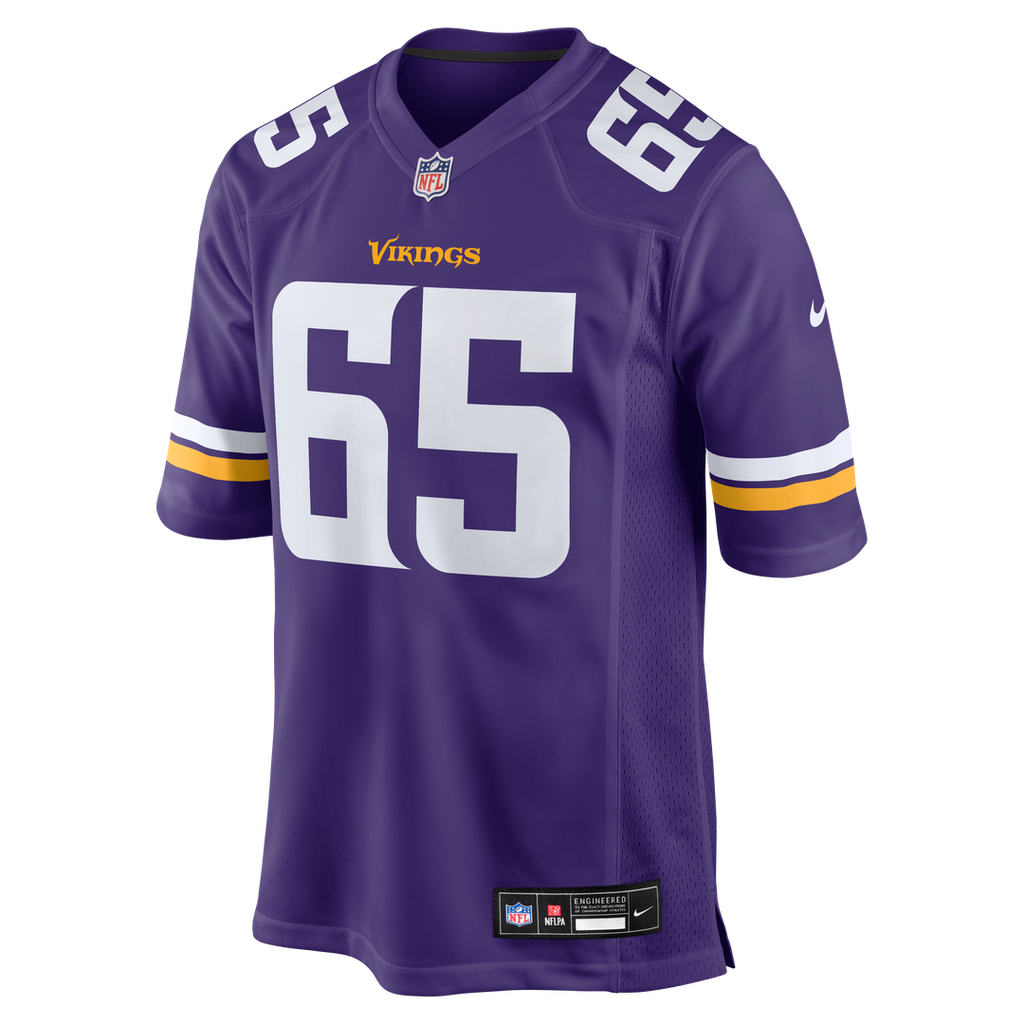 Minnesota Vikings Michael Jurgens Nike Purple Game Jersey