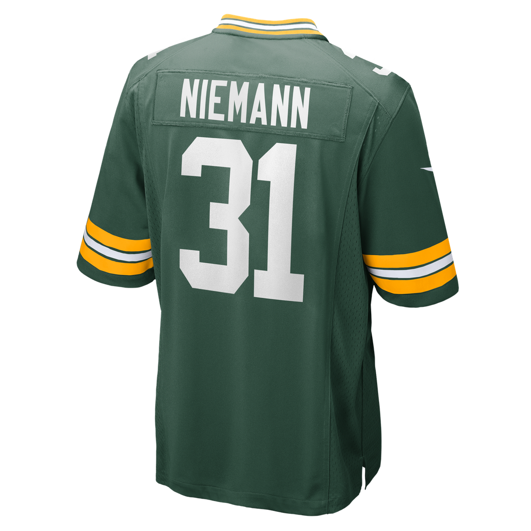 Green Bay Packers Nick Niemann Nike Green Game Jersey