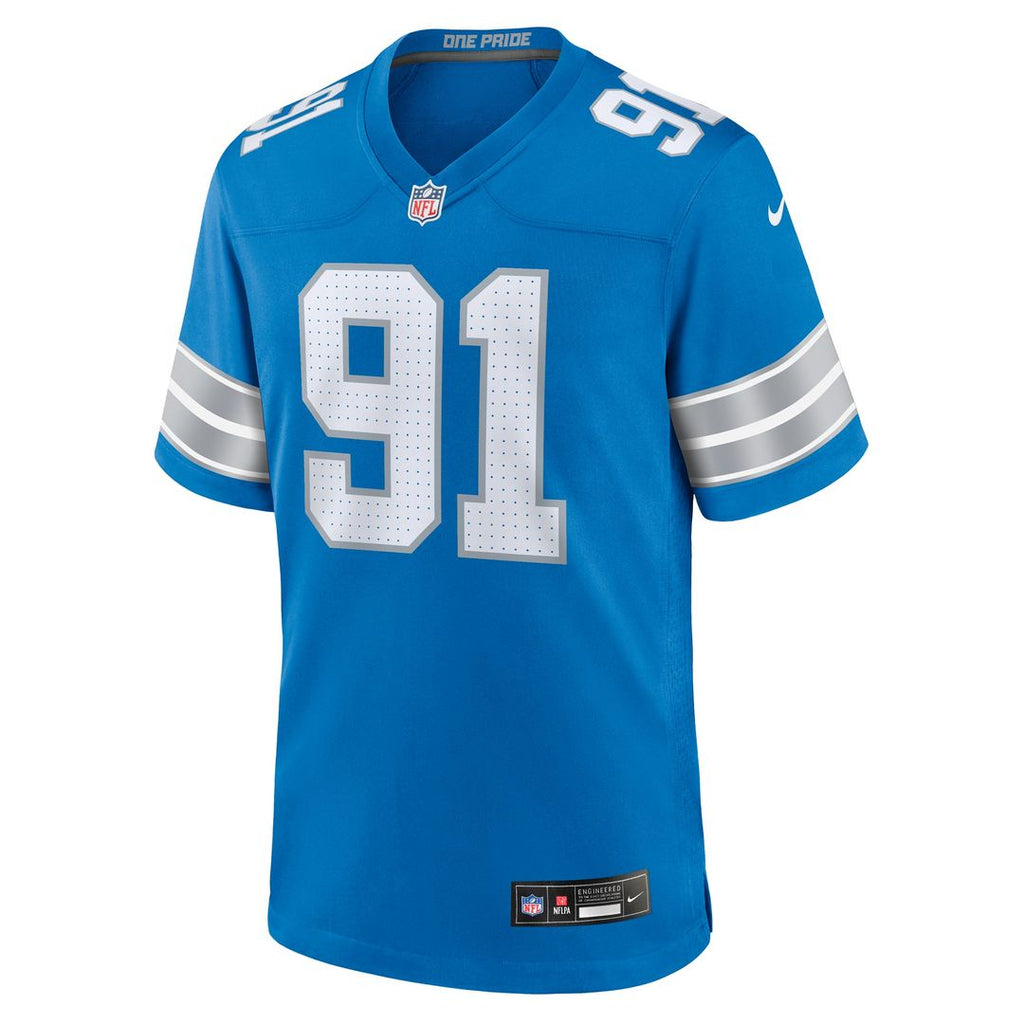 Detroit Lions Tyleik Williams Nike Blue Game Jersey