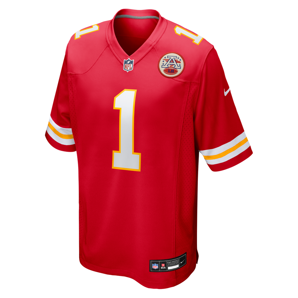 Kansas City Chiefs Xavier Worthy Nike Red Game Jersey