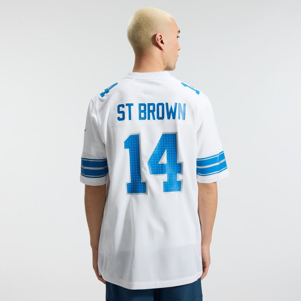 Detroit Lions Amon - Ra St. Brown Nike Blue Game Jersey