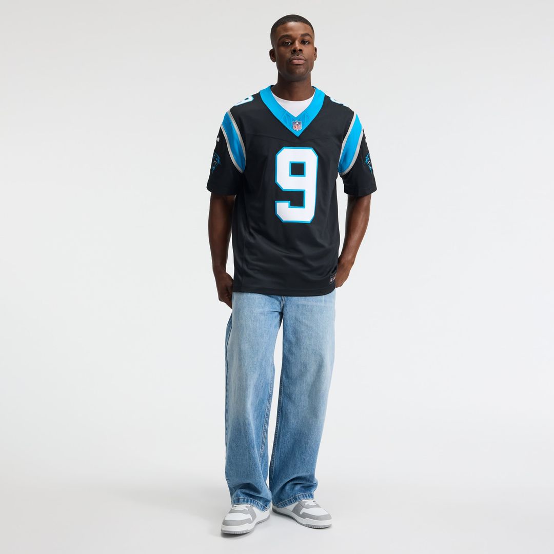 Carolina Panthers Bryce Young Nike Blue Alternate Vapor FUSE Stitched Limited Jersey