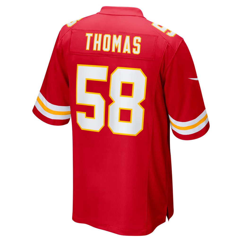 Kansas City Chiefs Derrick Thomas Nike Red Retired Player Game Jersey