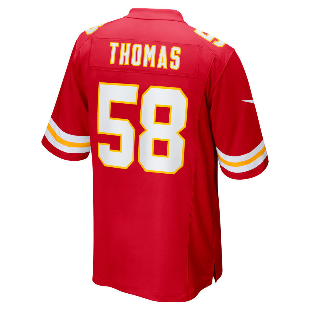 Kansas City Chiefs Derrick Thomas Nike Red Retired Player Game Jersey