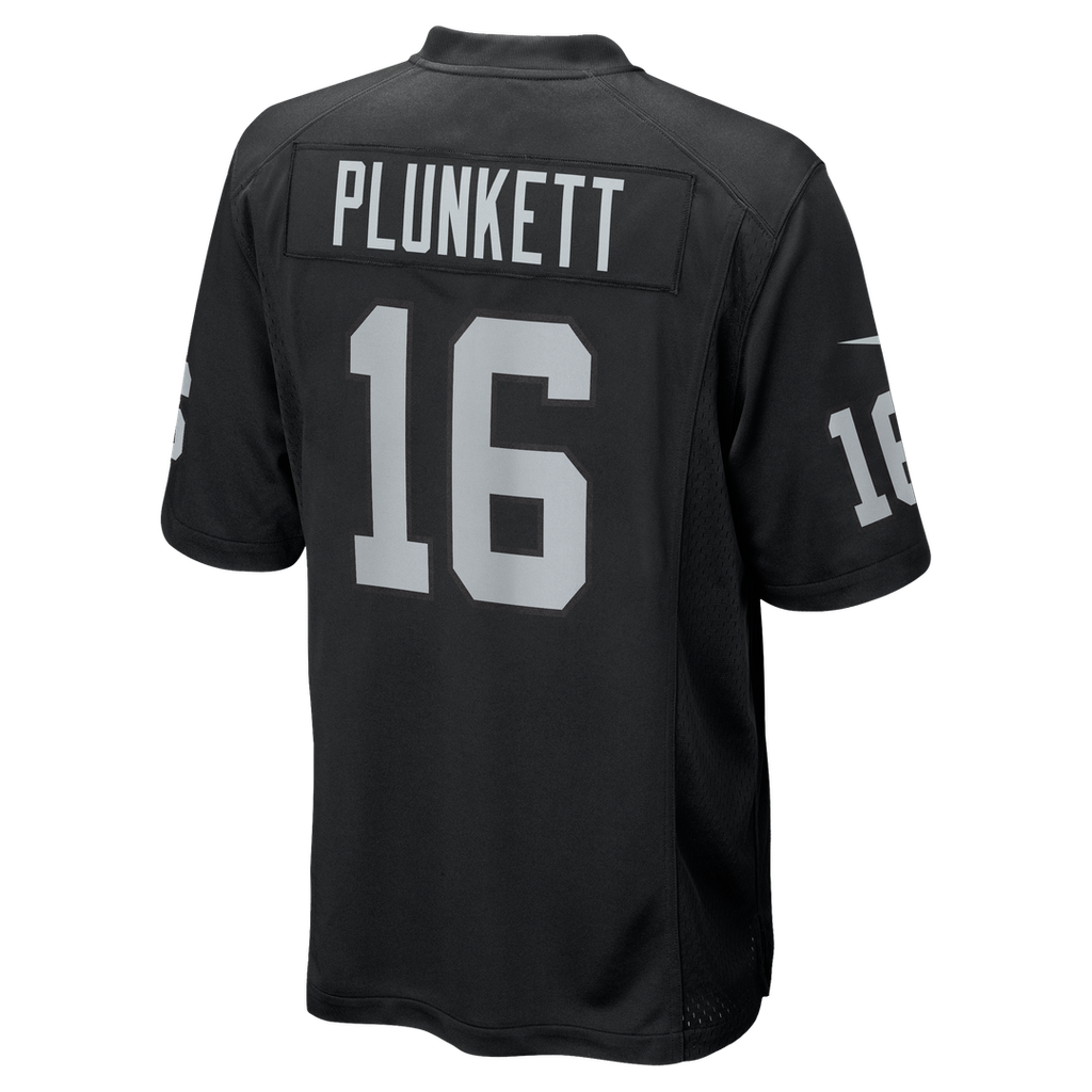 Las Vegas Raiders Jim Plunkett Nike Black Retired Player Game Jersey