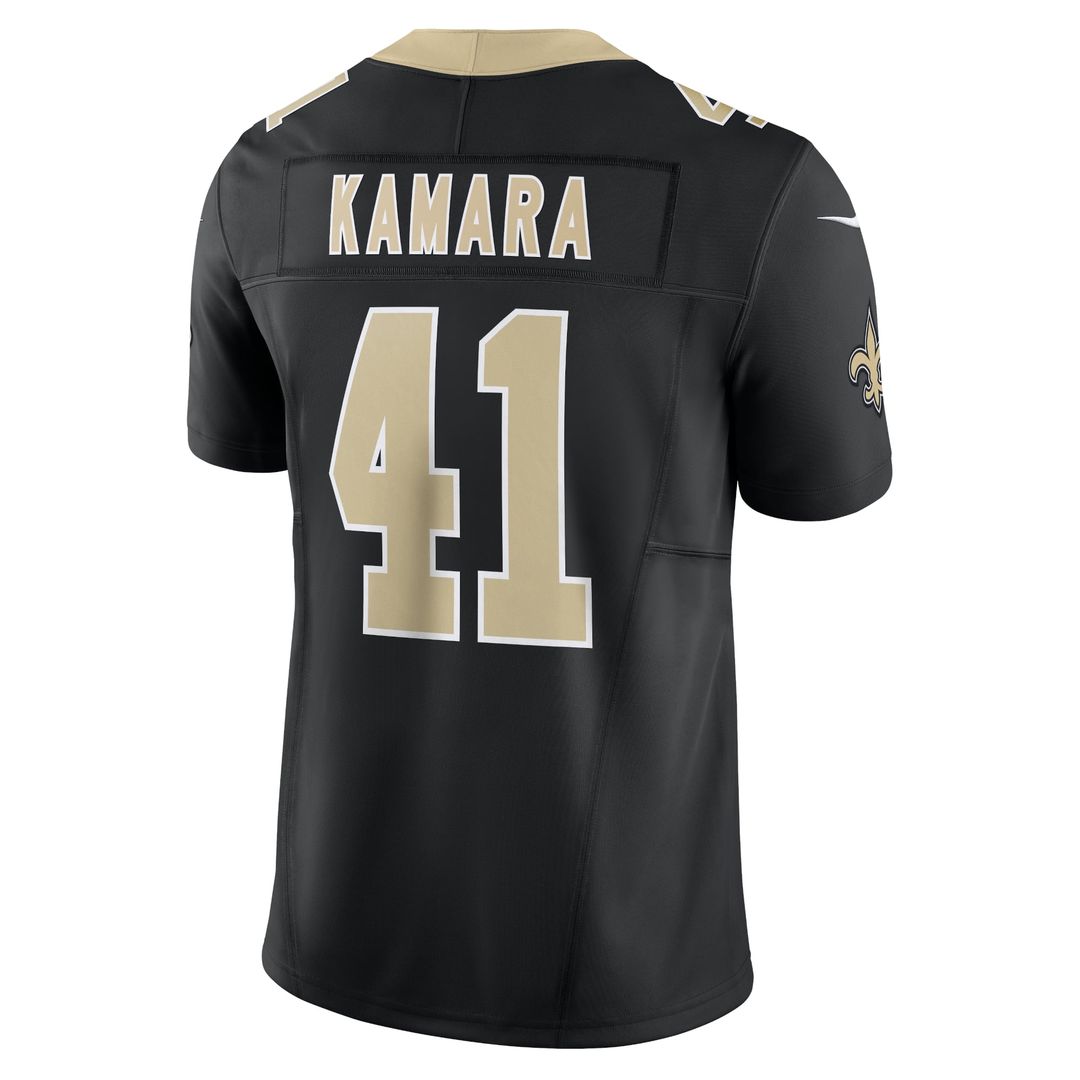 New Orleans Saints Alvin Kamara Nike Black Vapor FUSE Limited Jersey
