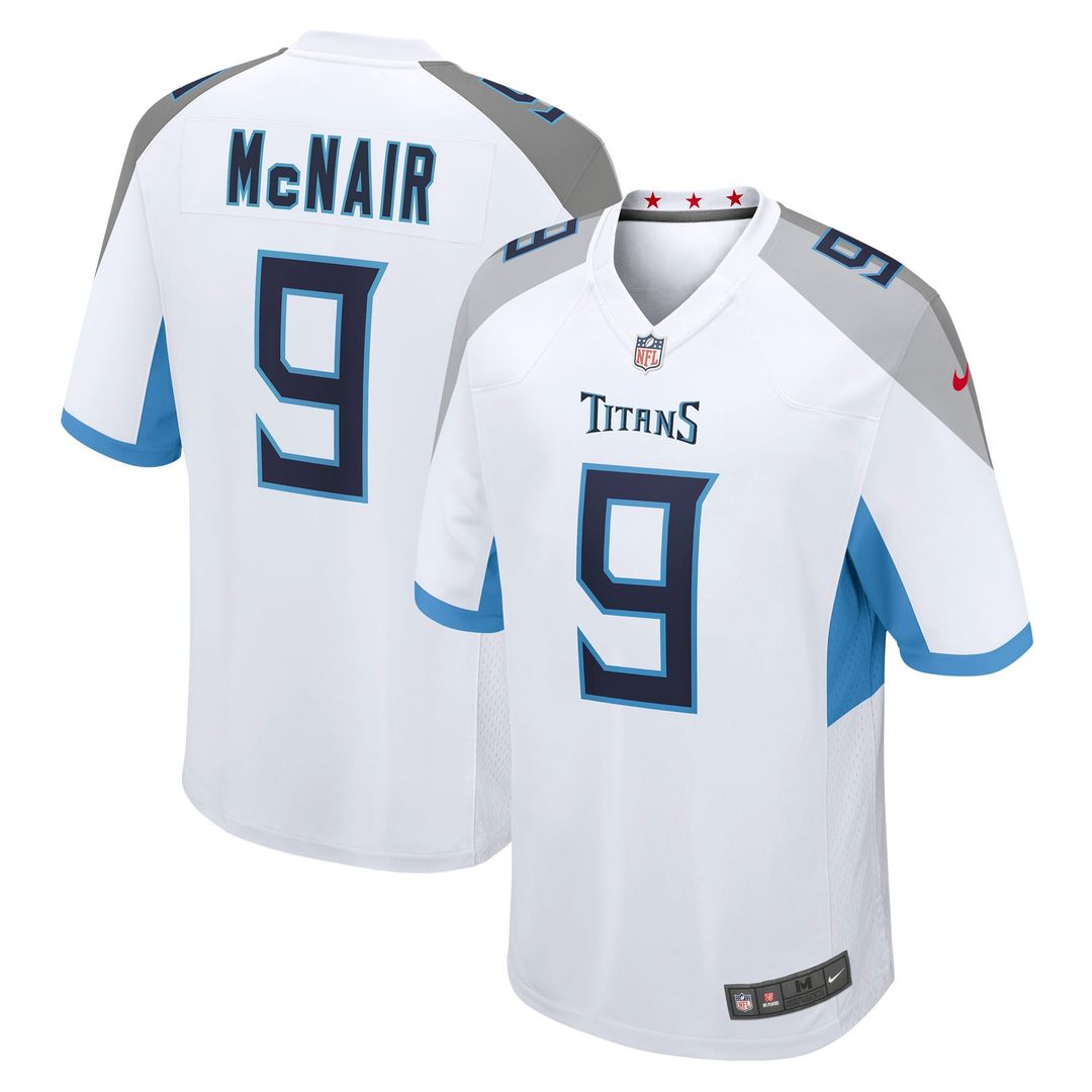 Tennessee Titans Steve McNair Nike White Retired Game Jersey