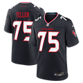 Houston Texans Wyatt Teller Nike Navy Game Jersey