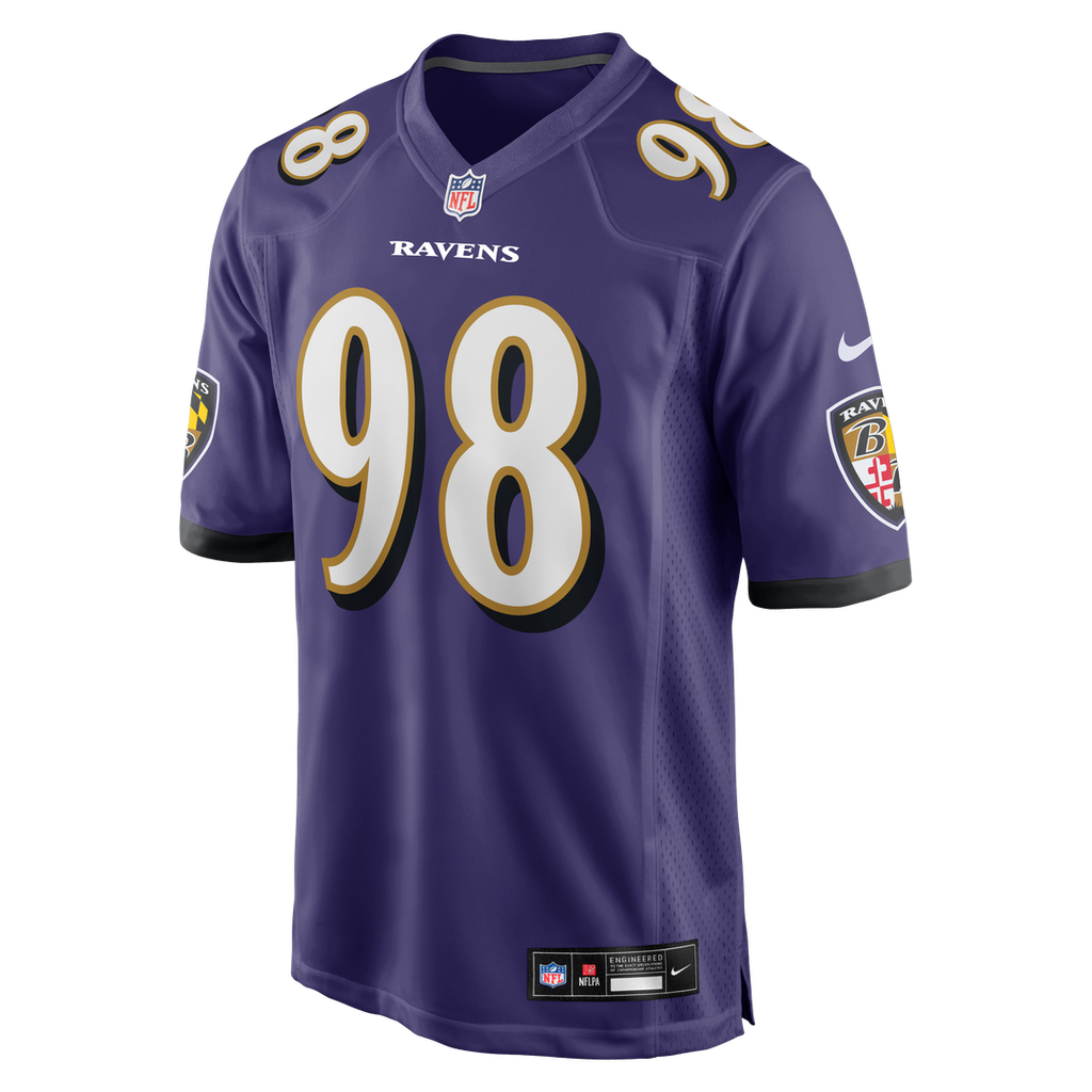 Baltimore Ravens Tony Siragusa Nike Purple Retired Player Game Jersey