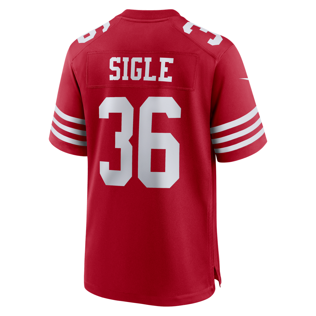 San Francisco 49ers Marques Sigle Nike Scarlet Game Jersey