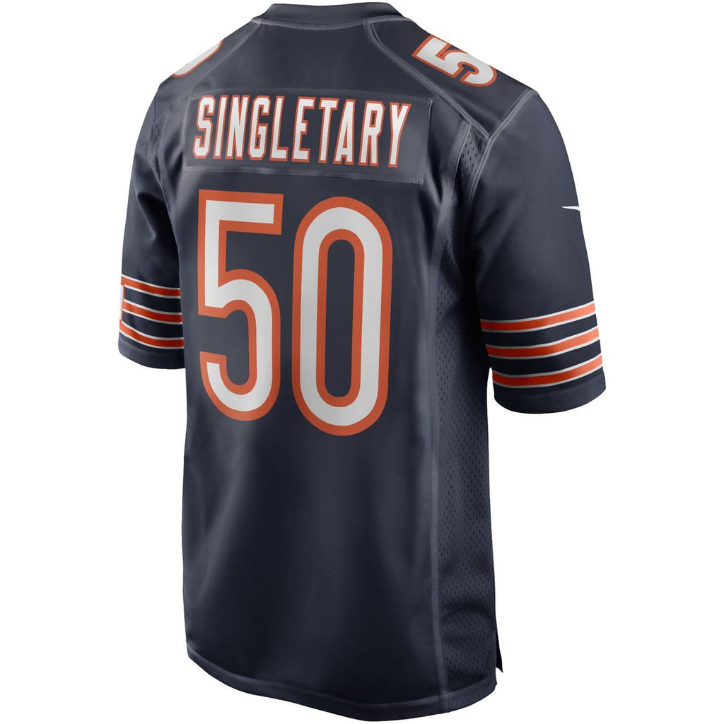 Chicago Bears Mike Singletary Nike Navy Retired Player Game Jersey