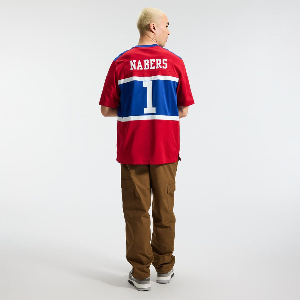 New York Giants Malik Nabers Nike Royal Game Jersey