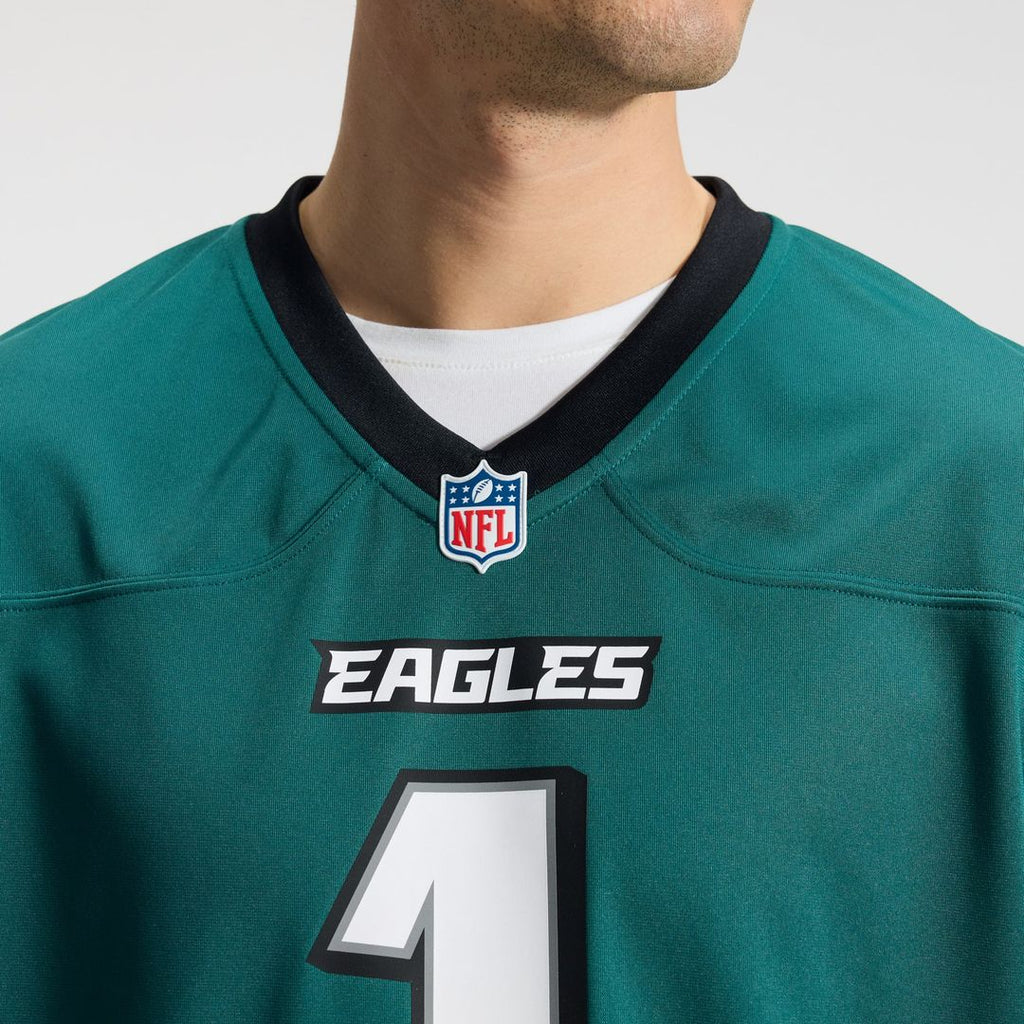 Philadelphia Eagles Jalen Hurts Nike Midnight Green Game Jersey