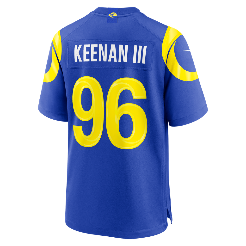 Los Angeles Rams Tim Keenan III Nike Royal Game Jersey