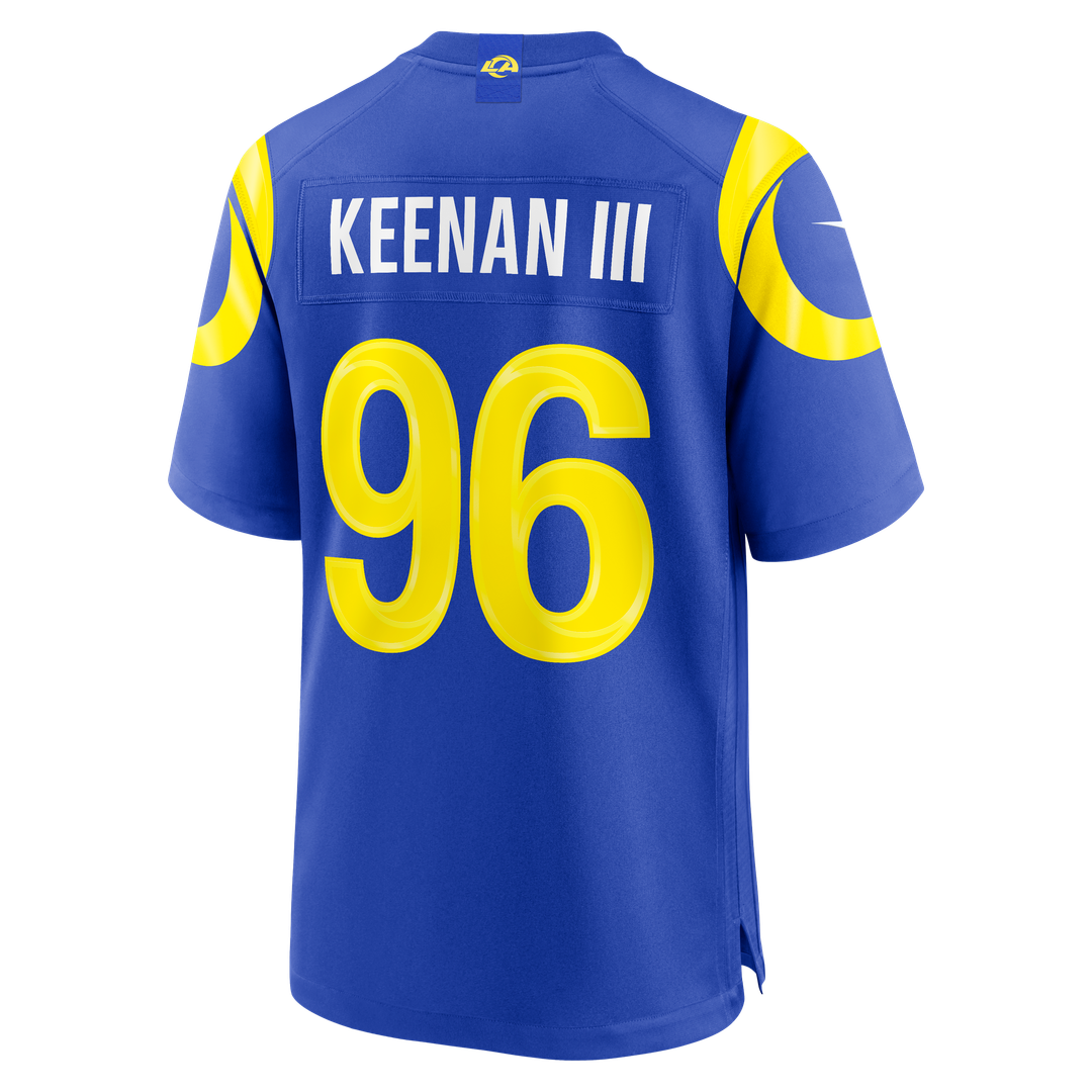 Los Angeles Rams Tim Keenan III Nike Royal Game Jersey