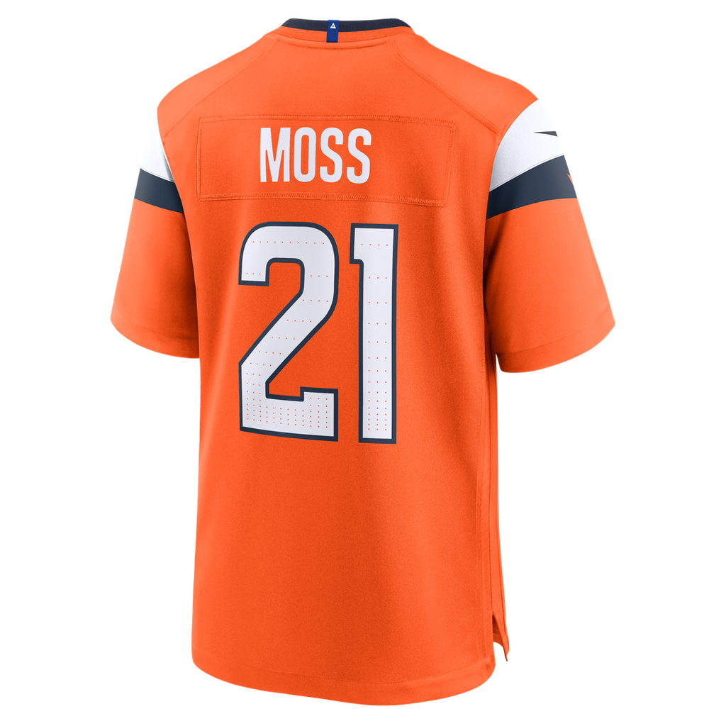 Denver Broncos Riley Moss Nike Orange Game Jersey