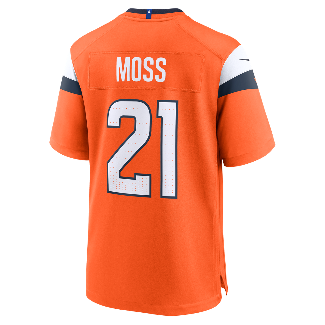 Denver Broncos Riley Moss Nike Orange Game Jersey