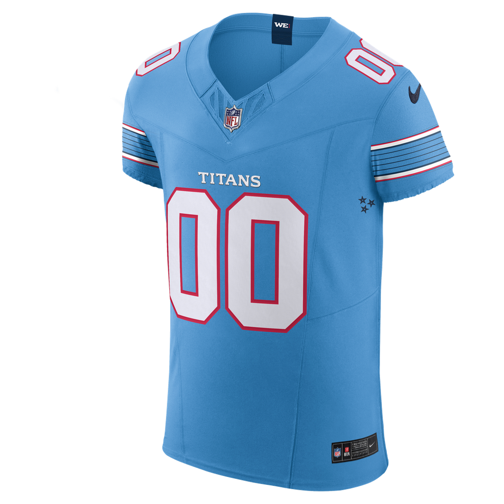 Tennessee Titans Nike Light Blue Vapor FUSE Elite Custom Jersey