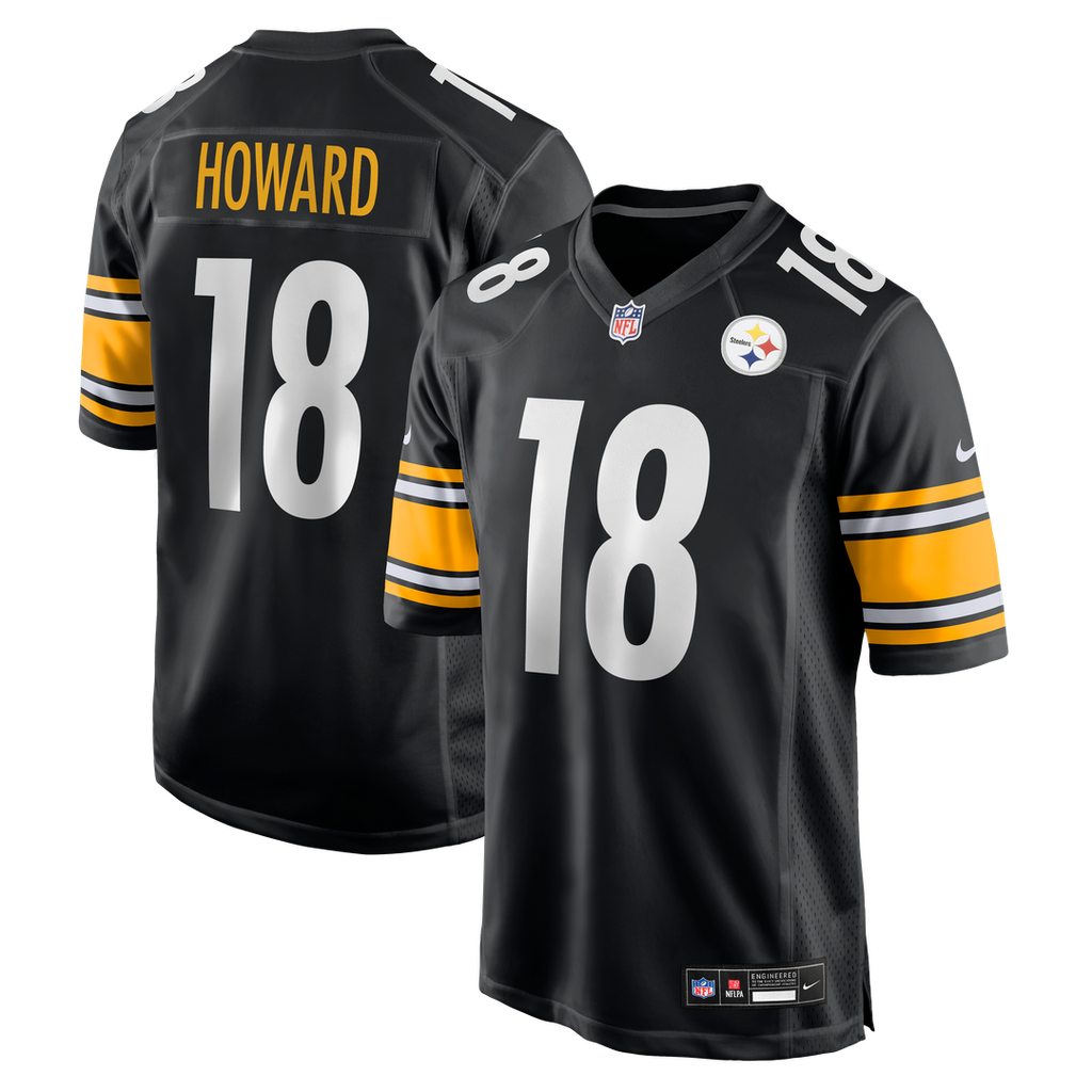 Pittsburgh Steelers Will Howard Nike Black Game Jersey