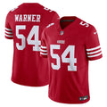 San Francisco 49ers Fred Warner Nike Scarlet Vapor FUSE Limited Jersey