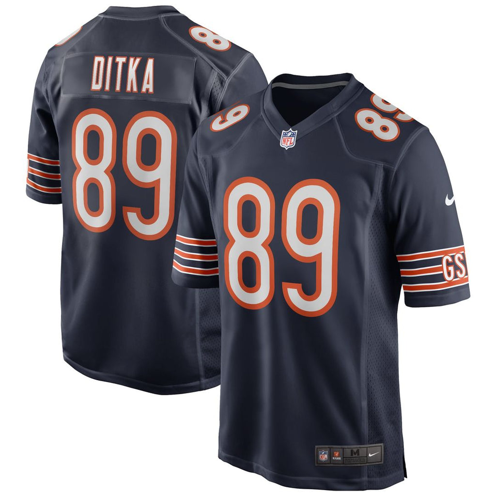 Chicago Bears Mike Ditka Nike Navy Retired Player Game Jersey