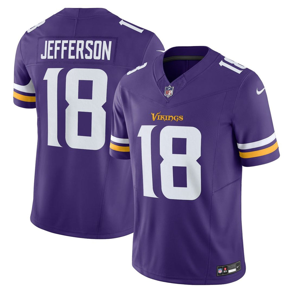 Minnesota Vikings Justin Jefferson Nike Purple Vapor FUSE Limited Jersey