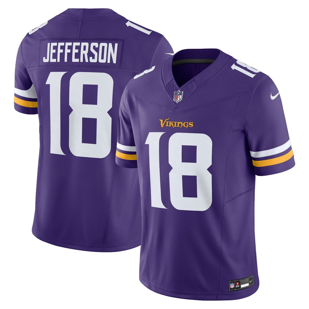 Minnesota Vikings Justin Jefferson Nike Purple Vapor FUSE Limited Jersey